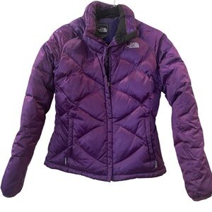 The North Face Women’s 550 Aconcagua Goose Down Puffer Purple Jacket Sz: Medium